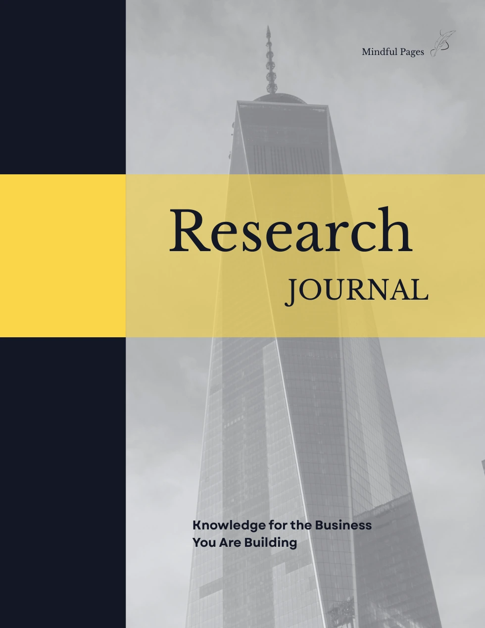 Research Journal — cover by Mindful Pages
