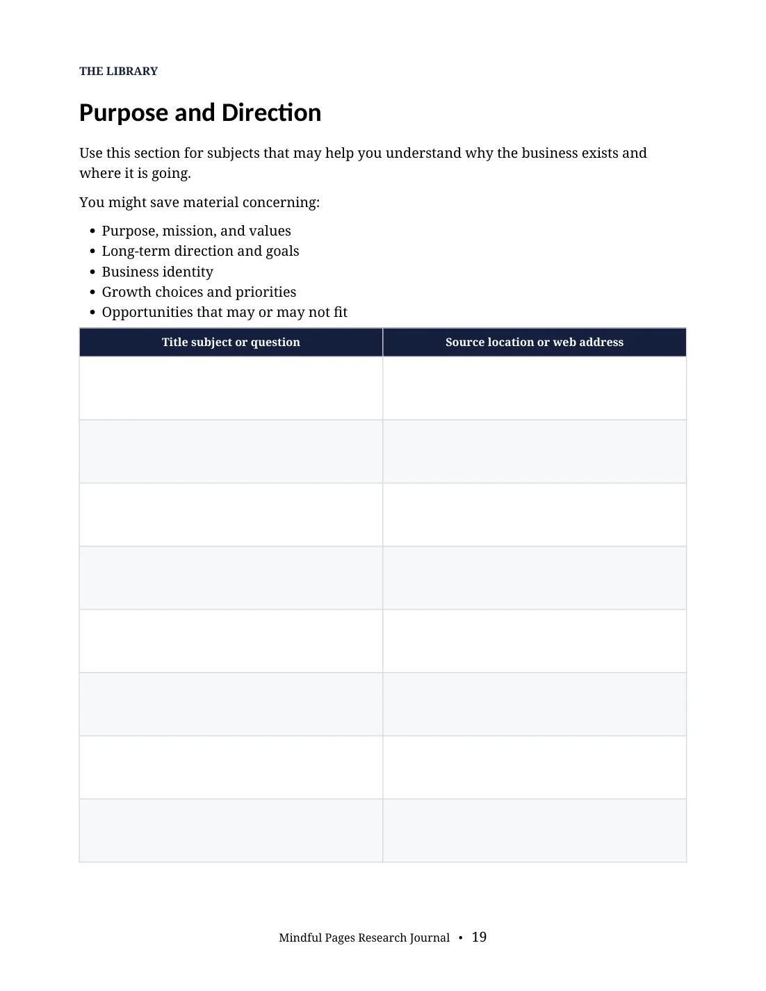 Research Journal: interior sample 1