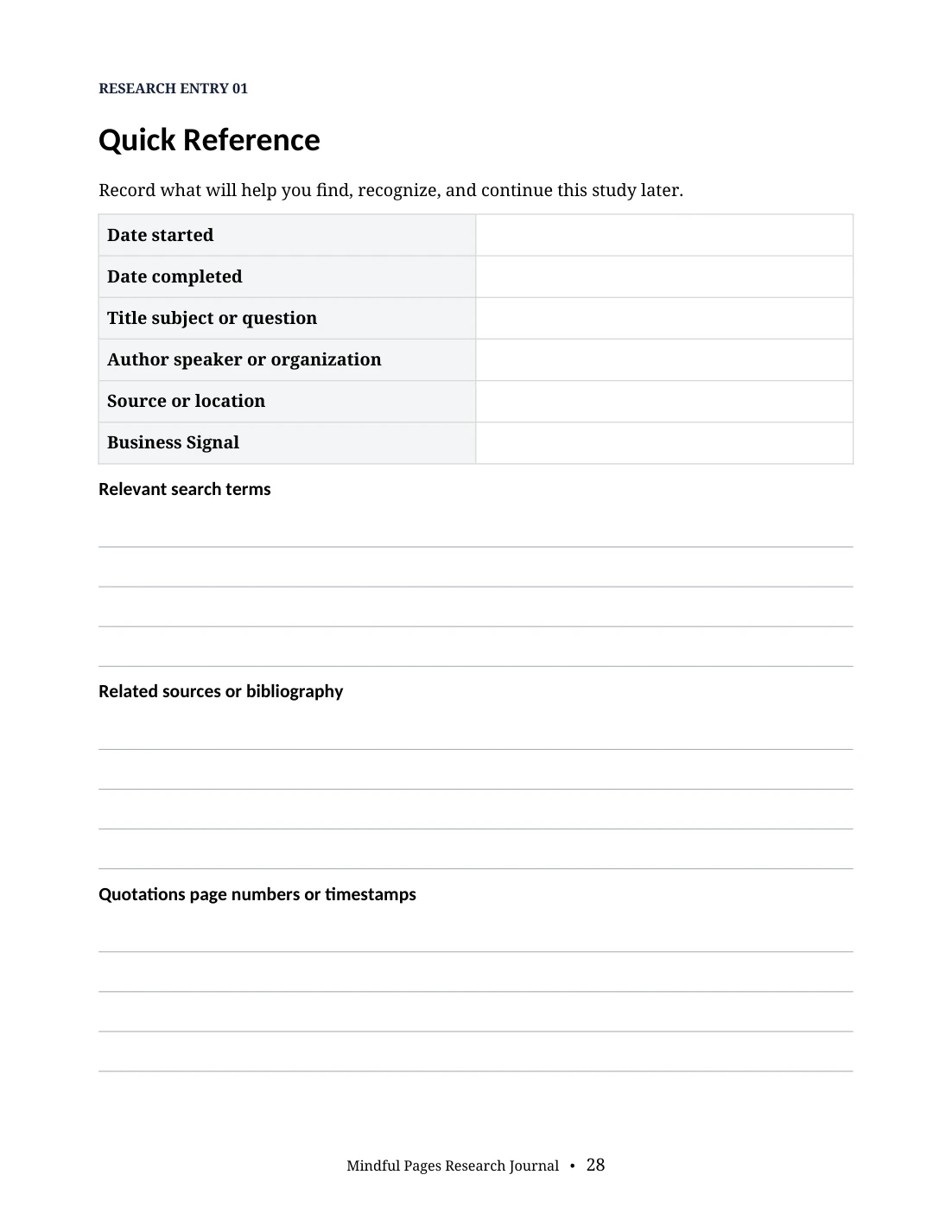 Research Journal: interior sample 2